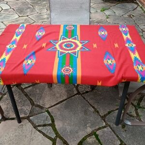 Southwestern Style Red Throw Blanket